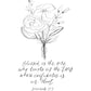 4x6, 5x7, 8x10, 11x14 | Calligraphy Print | Jeremiah 17:7