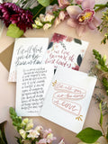 Cards and envelope | LOVE Greeting Card Set