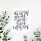 5x7, 8x10, 11x14 | Physical Print | Oh to tell you my story is to tell of Him