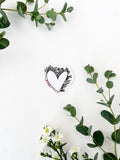 Magnet | hope | floral heart