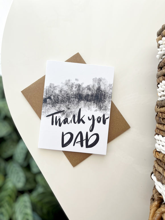 Greeting Card  | Thank you Dad