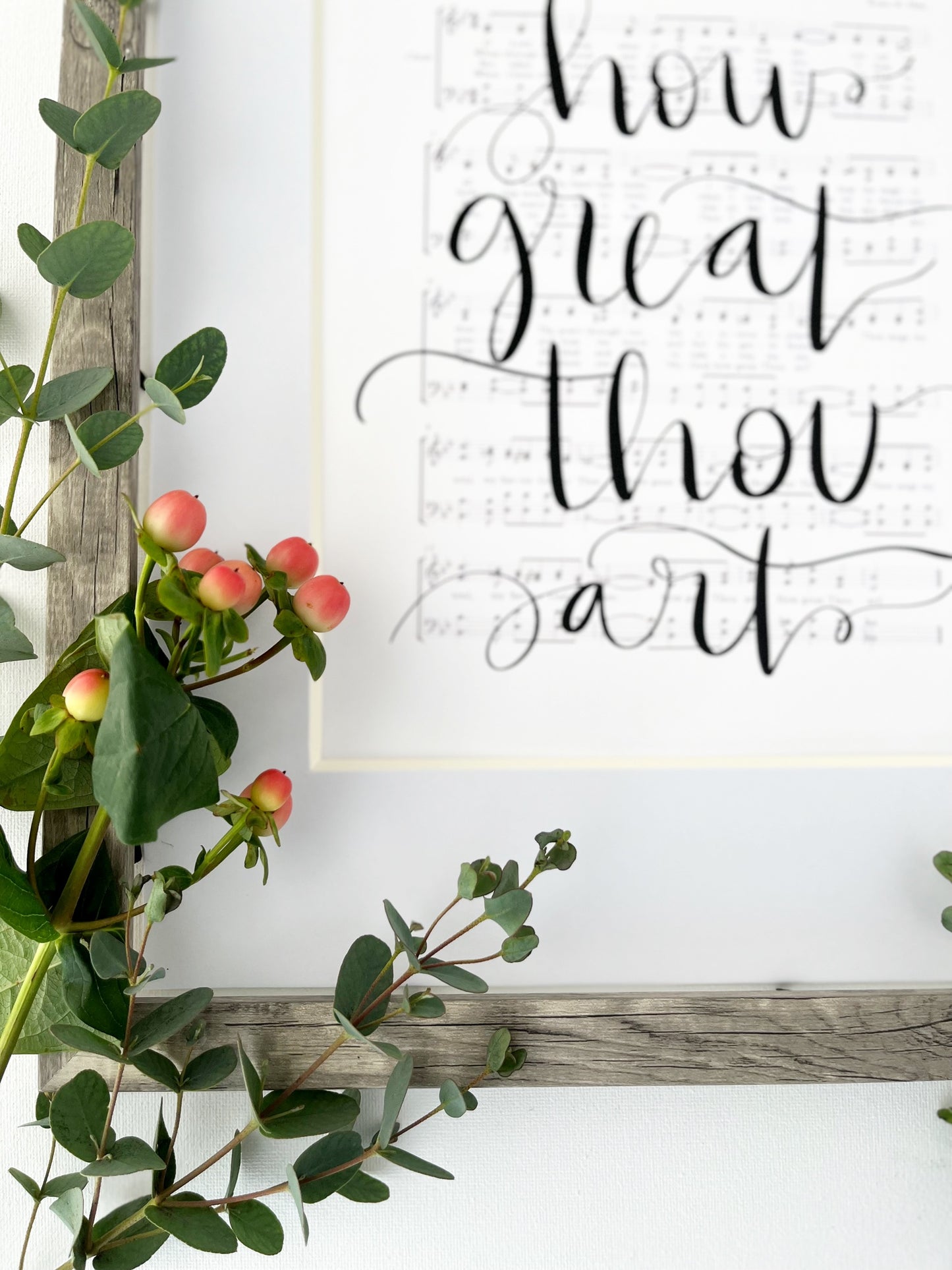 5x7, 8x10, 11x14 | Physical Print | How great Thou art