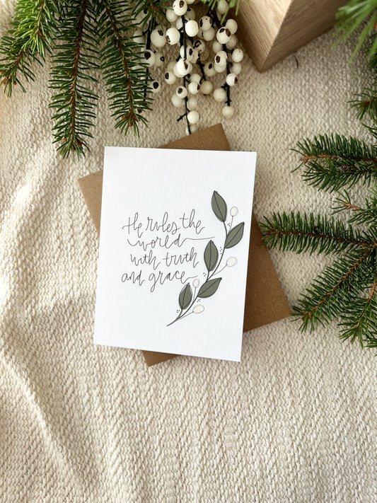 Cards and envelope | Christmas Greeting Card