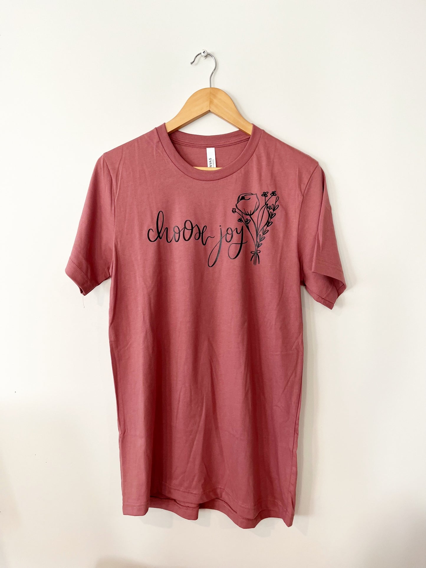 T Shirt | Choose Joy . size small, medium