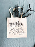 Tote Bag “consider the wildflowers”