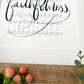5x7, 8x10, 11x14 | Great is Your faithfulness | Calligraphy Print | Hymn Art | Music Print | Physical Print