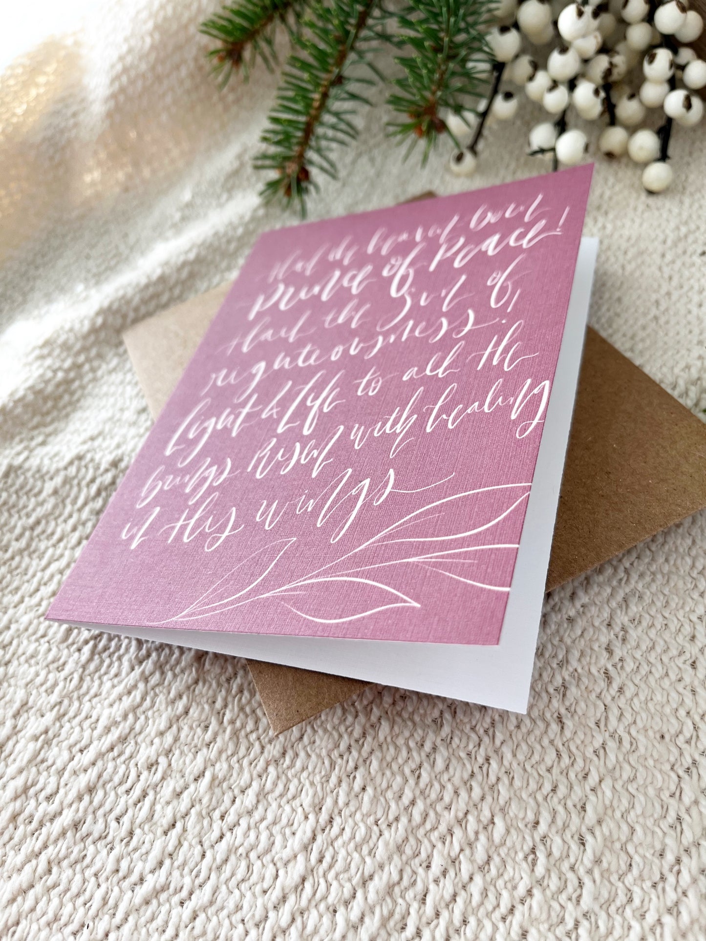 Cards and envelope | Christmas Greeting Card