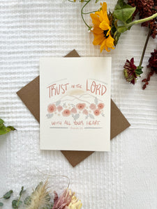 Greeting Card | Proverbs 3:5