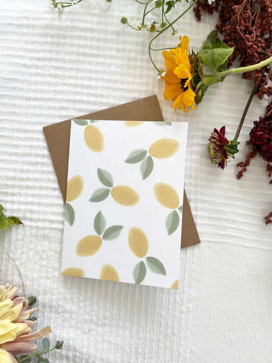 Greeting Card | Lemons