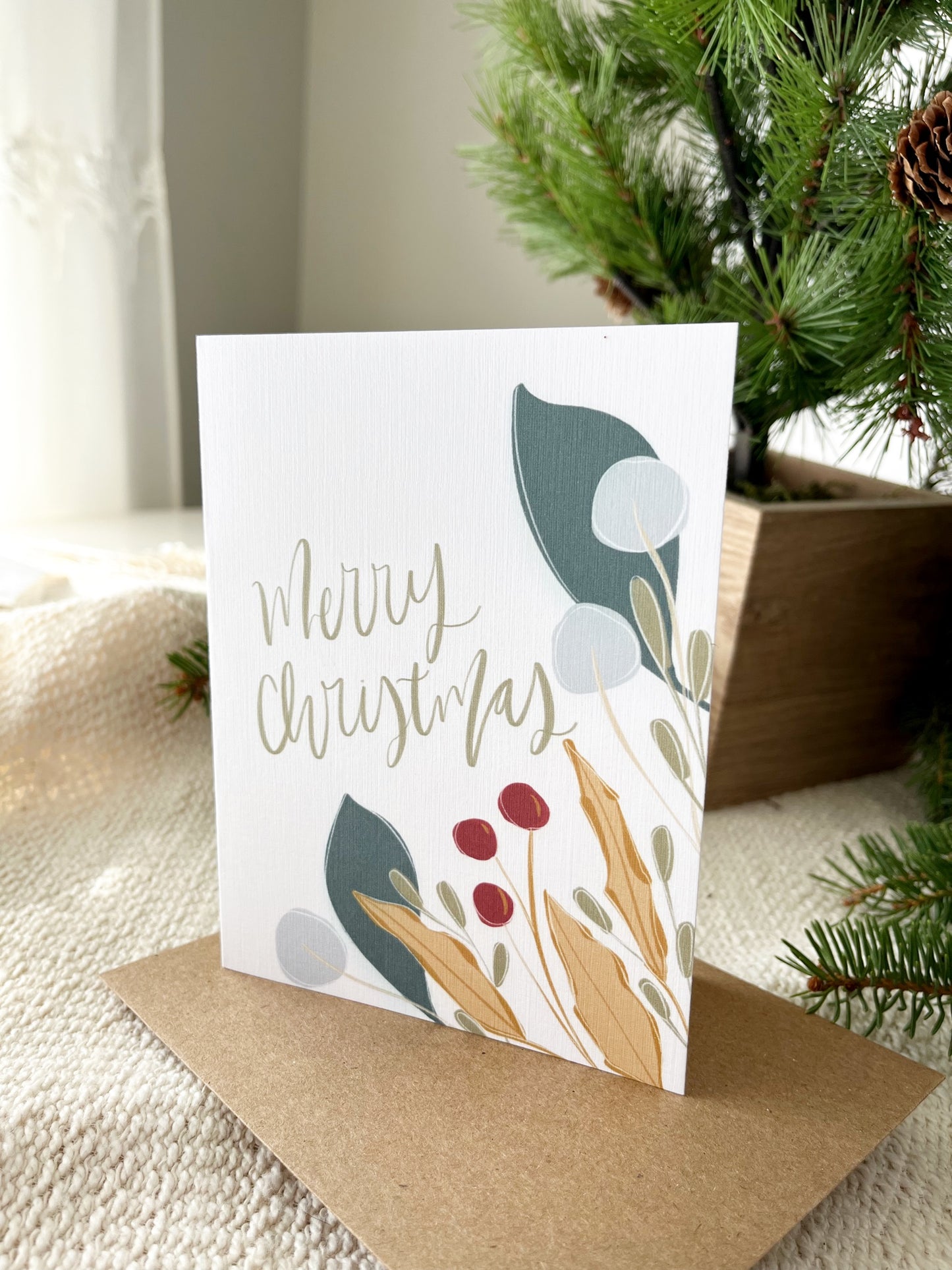 Cards and envelope | Christmas Greeting Card