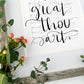 5x7, 8x10, 11x14 | Physical Print | How great Thou art