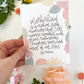 Cards and envelope | Floral  | Motherhood is a million little moments…