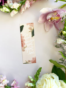 Bookmark "Let all you do be done in love"