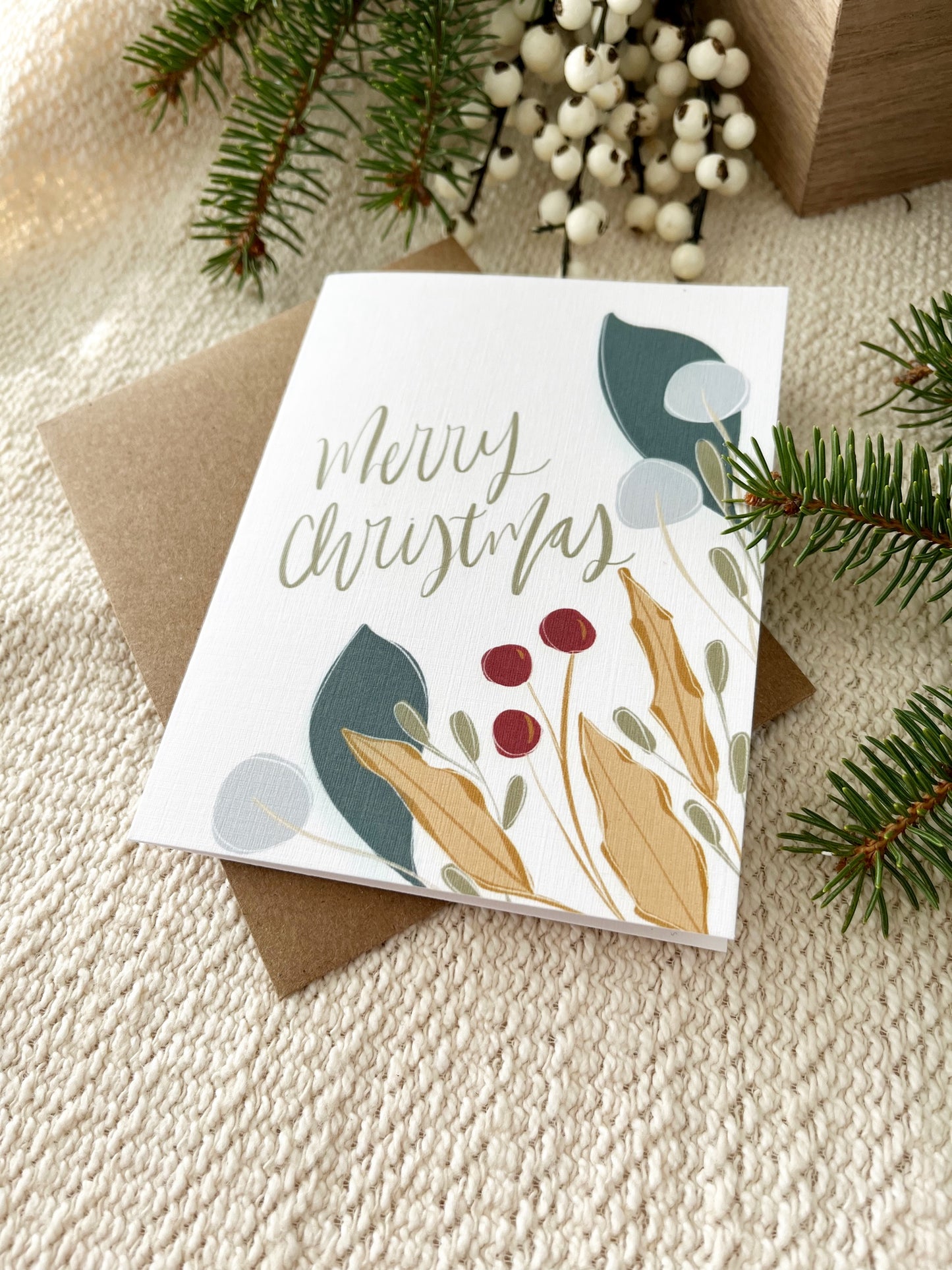 Cards and envelope | Christmas Greeting Card