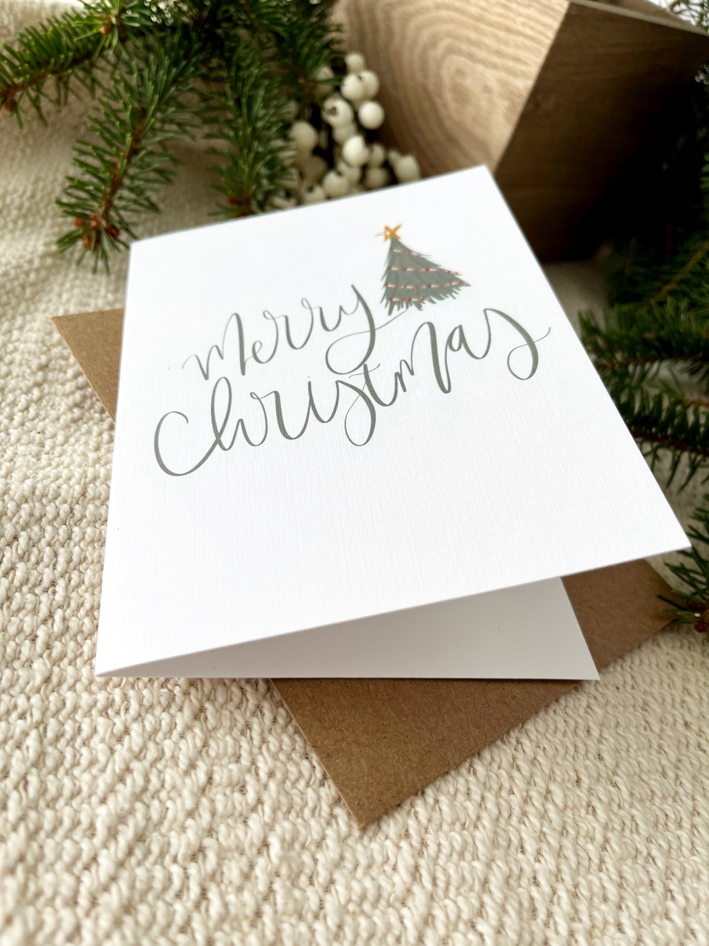 Cards and envelope | Christmas Greeting Card