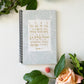 Journal | Lord you are my God Isaiah 25:1  | Floral | Coil Bound | Lined | Ruled | Women | Girl | Birthday