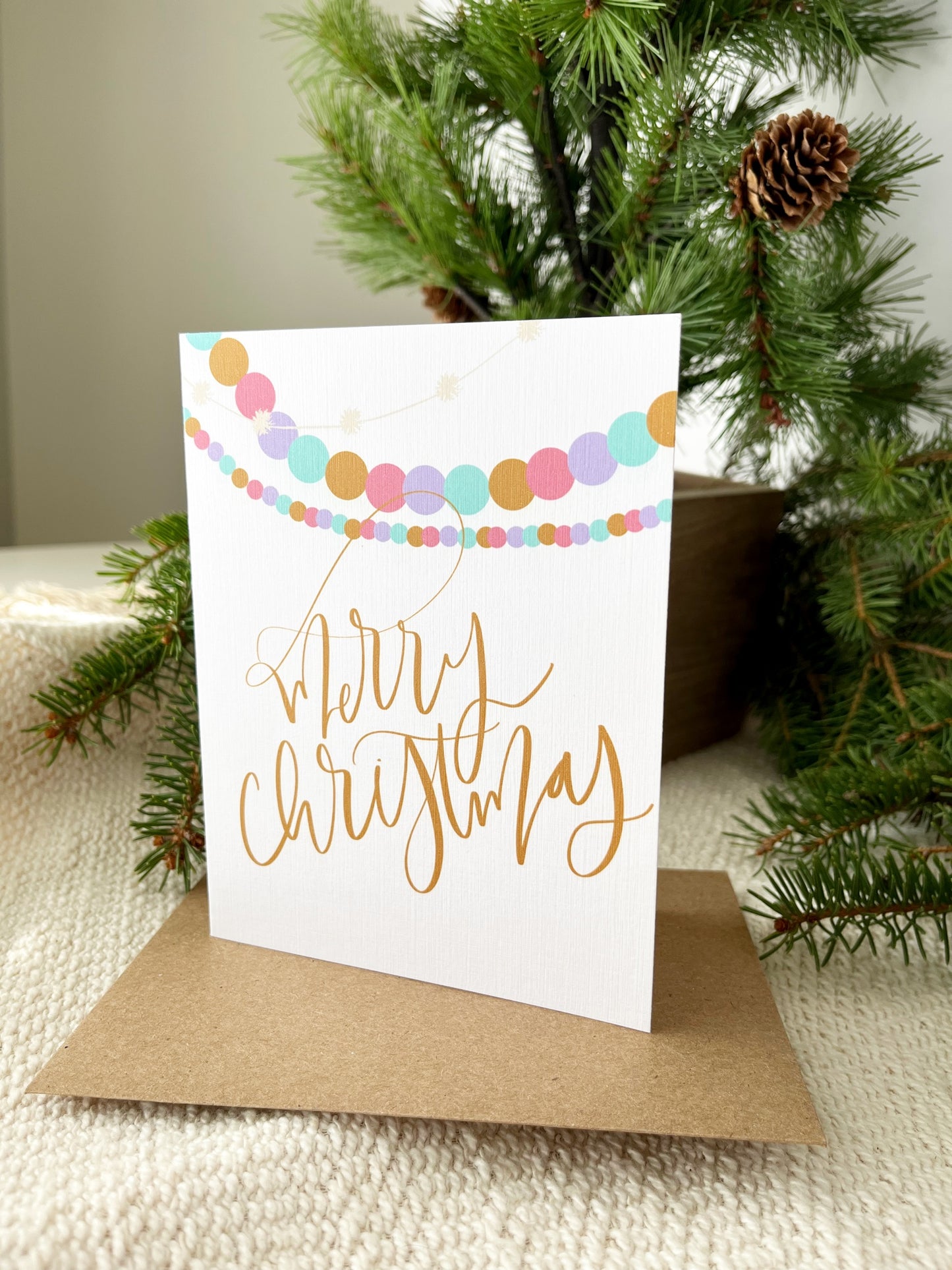 Cards and envelope | Christmas Greeting Card