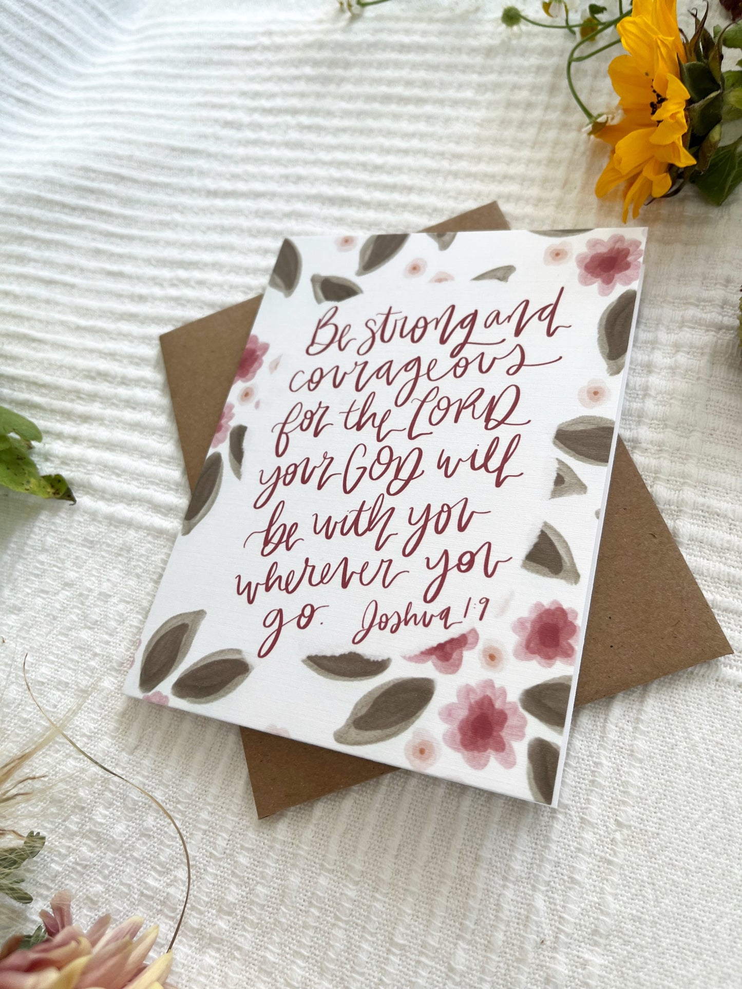 Greeting Card | Joshua 1:9