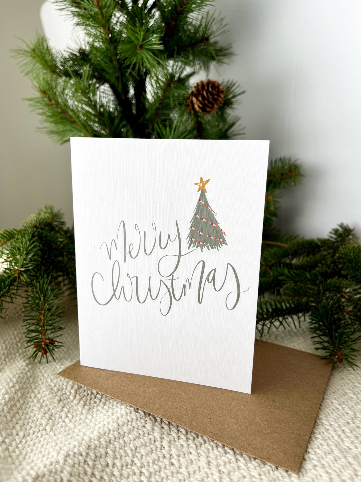 Cards and envelope | Christmas Greeting Card